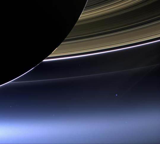 Earth from Cassini orbiting Saturn (NASA/JPL/CalTech)
